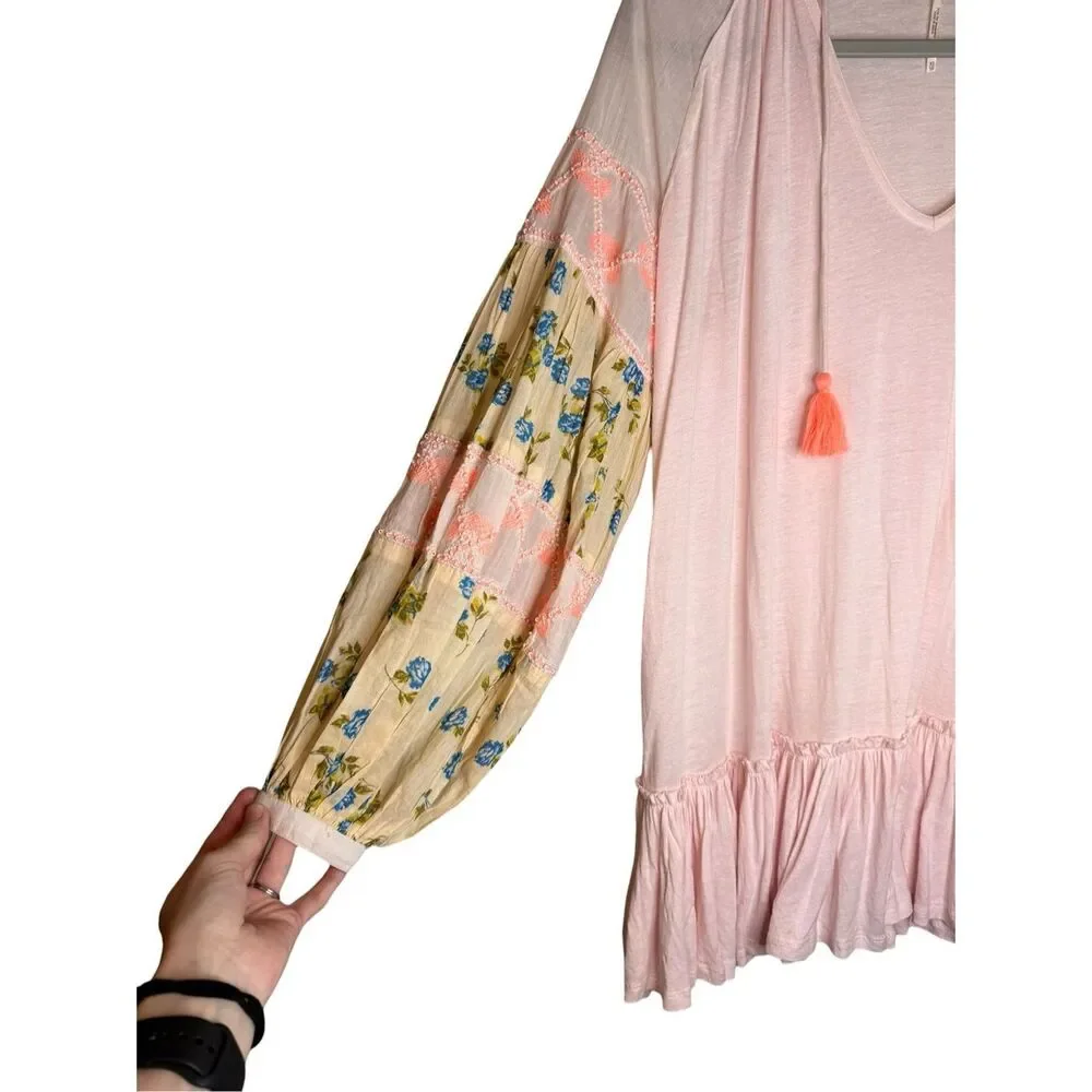 Free People Mix It Up Dress Pink Size XS